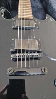 Predám Epiphone G-400 Tony Iommi Ebony + kufor - 3