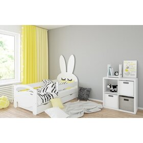 Detská posteľ Králik so šuflíkom a matracom 160x80cm - 3