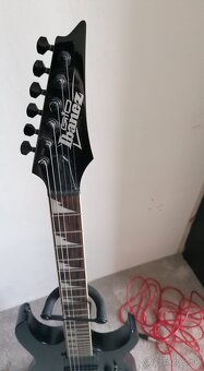Elektrická gitara Ibanez GRG121DX Black Flat - 3
