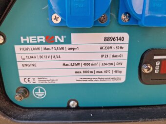 Elektrocentrála Heron 3,5 kW (max 5.5 kW) - 3