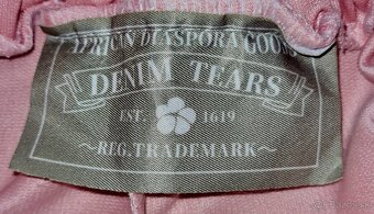 Denim tears kratke gate kratase ružove panske/unisex shorts - 3