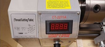 Sústruh Crenex na kov s aut.posuvom 1,1kW/230V stred.750mm - 3