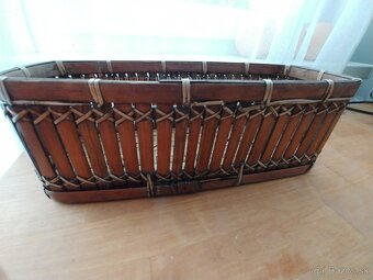 Bambusovy kosik na kvety 31 cm - 3