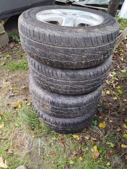 ALU disky 5x114,3 r16 a zimné gumy 215/65r16 - 3