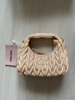 Marhuľová (apricot) miu miu kabelka wander mini - 3