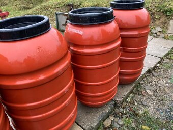 Predám plastové sudy 220 lit. - 3