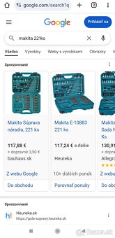 Gola sada Makita 221ks E-10883  dielňa, náradie, NOVÁ - 3