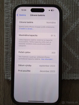 Apple iPhone 15 Pro 128GB Blue Titanium - 3