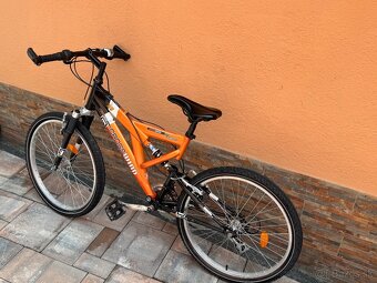 Celoodpružený Detský Horský Bicykel CROSS WIND 24” - 3