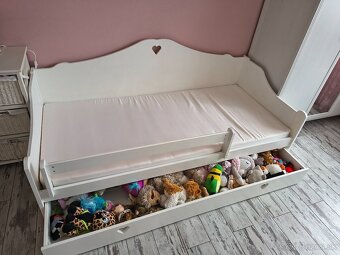 Predám detskú posteľ 88x184 + postieľka pre bábiku - 3