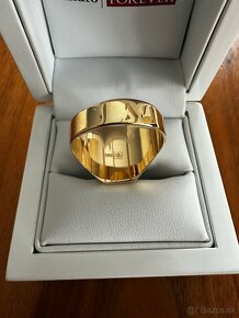 Zlatý pánsky pečatný prsteň - 3