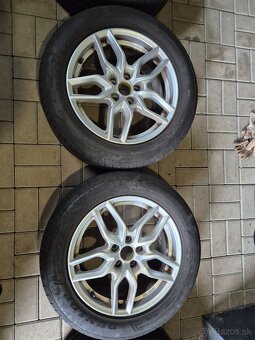 Alu disky ford 5x108 7,5Jx17H2 ET45 letne pneu Dunlop - 3