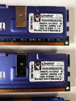 DDR2 HyperX / Kingston RAM (4x1Gb) - 3