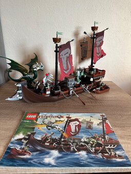 Lego Castle 7048 Troll Warship s navodom - 3