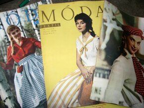 STARÉ MODNÉ ČASOPISY, naša moda, milena,dum mody,žena a moda - 3