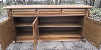 Rustikálna masivná komoda - 3