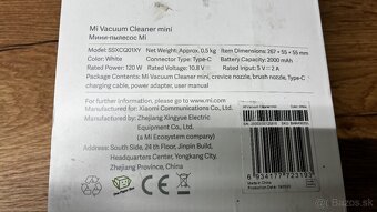 Xiaomi Mi ručný vysávač mini - 3