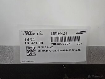 18,4" FHD LCD displej Samsung LTM184HL01
 - 3
