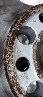 Predám elektróny 5x112 r17 original audi - 3