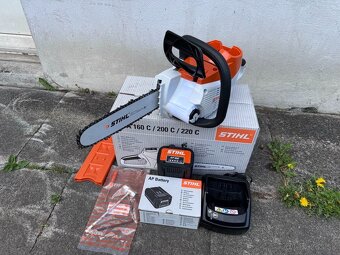 Nová sada Aku motorová pila STIHL MSA 220 C-baterie, nabíječ - 3