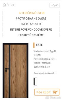 Interierove dvere ESTE catania 70 lave - 3
