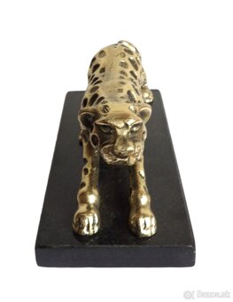 Luxusní dekorativní plastika leoparda - 3