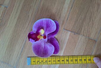 umelá orchidea v kvetináči, výška 75cm - 3
