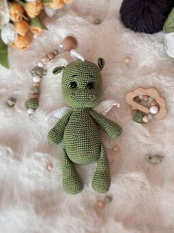 Predám háčkovaného dráčika (amigurumi) - 3