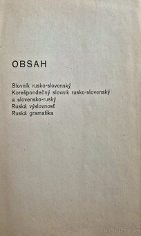 Slovník Slovensko-ruský 1944 - 3