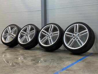 Original audi disky 5x112 R20 s pneu continental - 3