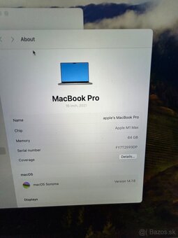 Apple Macbook Pro Max M1 16” 64gb ram 2TB SSD Zaruka - 3