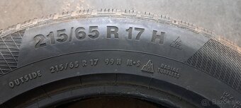 Predám 4ks zimných pneu 215/65R17 - 3