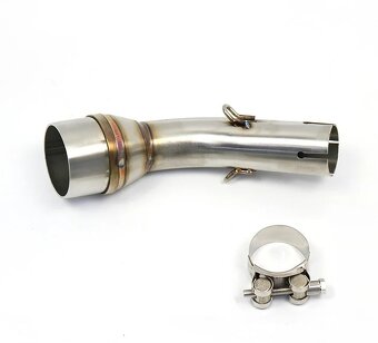 Nové  nerezové  Výfukové  Koleno  / Zvod / Diel / Medzikus - 3