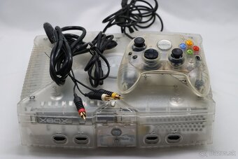 Xbox Classic Crystal • Originál komplet • Raritná verzia - 3