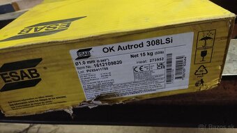 Zvárací drôt ESAB OK Autorod 308LSi 1mm 15kg - 3