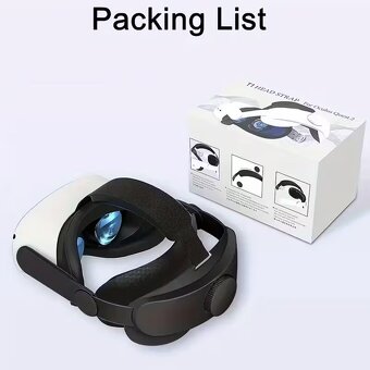 Nastaviteľný popruh pre Oculus quest 2 / Meta quest 2 - 3