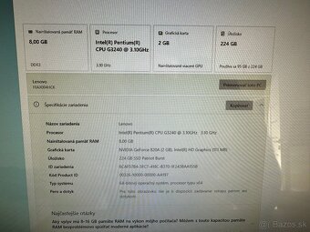 Predám All-in-one PC Lenovo S40-40 - 3