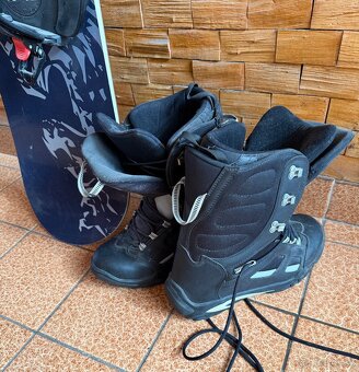 Snowboard a boty - 3