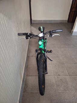 Predám detský bicykel 24kola Kellys zeleny - 3