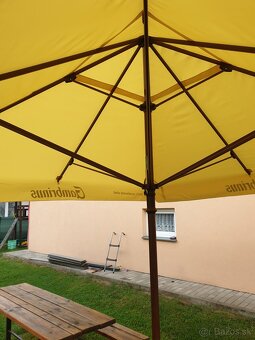 Predam zahradny slnečnik pivny daždnik3,5 x3,5m-novy - 3