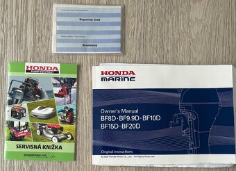 Predám lodný motor Honda BF20 / kratka noha - 3