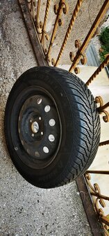 4x plechové disky + zimné pneu Suzuki Swift - 3