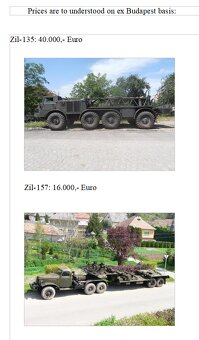 Predám vojenské vozidlá–výnimočná príležitosť pre zberateľov - 3