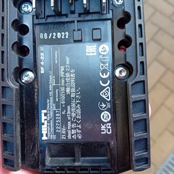 Aku vrtačka Hilty SF 4-22 - 3