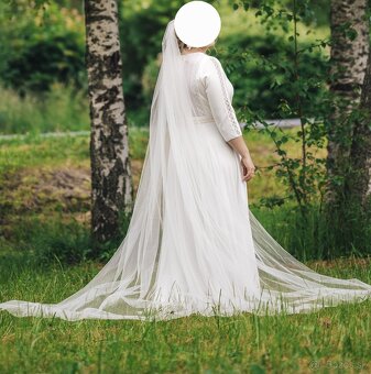 Svadobné šaty so závojom - 3