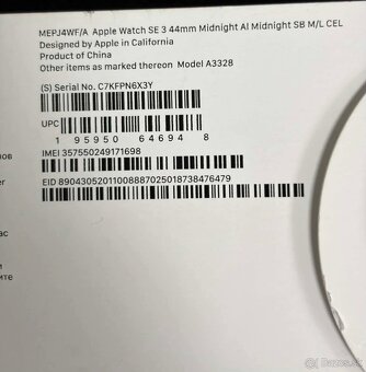 Apple Watch SE3 44mm CELLULAR - 3