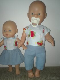 Letné oblečenie pre 43 cm baby born bábiky - 3