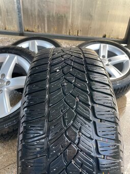 AUDI 5x112 r 16 so zimnými pneu FULDA - 205/55 r16 91H - 3