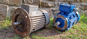 Predam prirubove elektromotory MEZ Mohelnice 1,5 kw, 1410 ot - 3