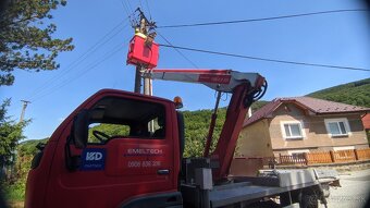 Výškové práce a plošina na prenájom Nissan Cabstar (do 3,5t) - 3